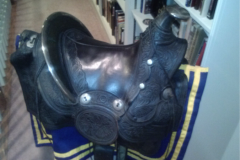 Captured Mexican War saddle...